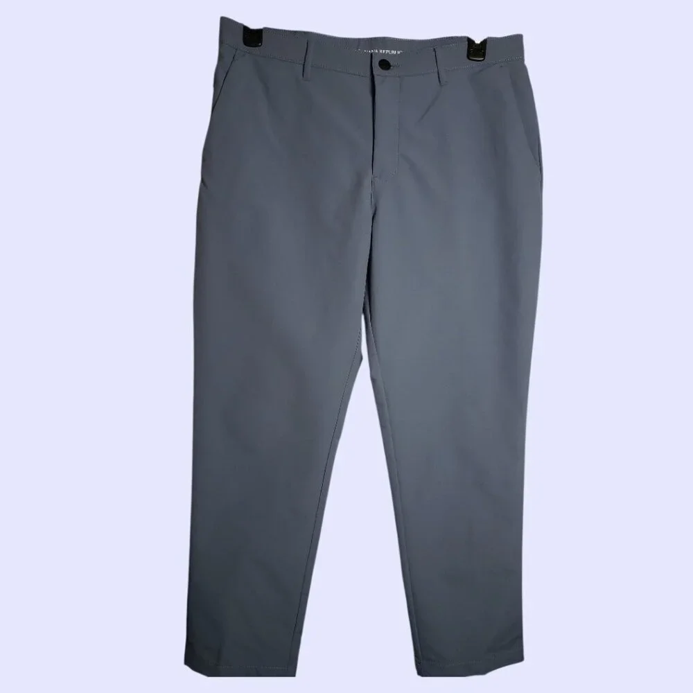 Banana Republic Mens Slim-Fit Dress Pants Lightweight Blue 34/29